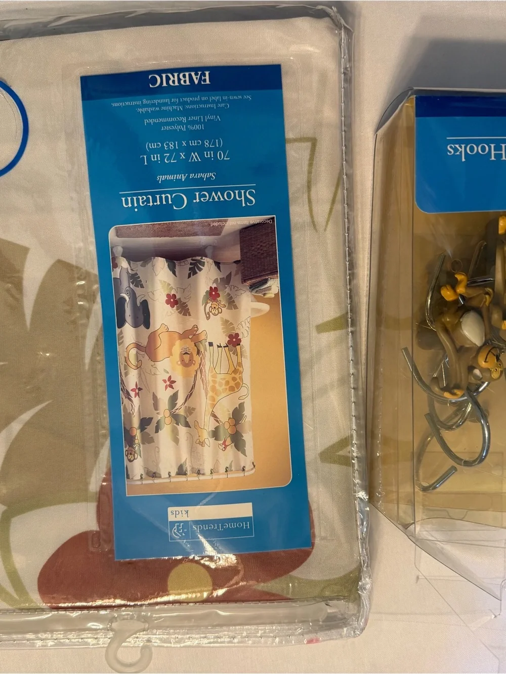 Sahara Animals Safari Bathroom Set Lion Giraffe Elephant Monkey 2000